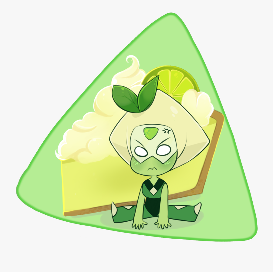 Peridot Angry Slice Of Pie, Transparent Clipart