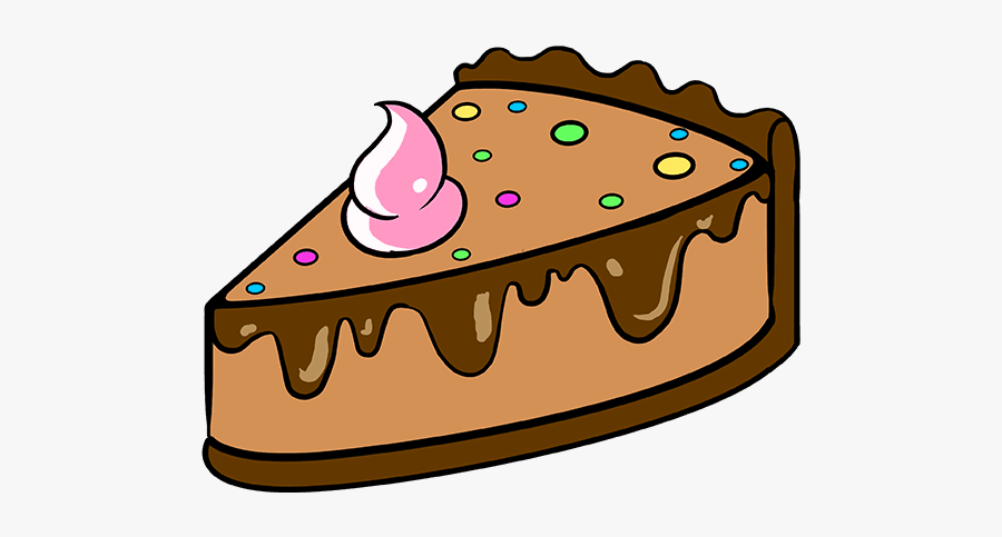 How To Draw Pie - Simple Step By Step Pie Drawing, Transparent Clipart