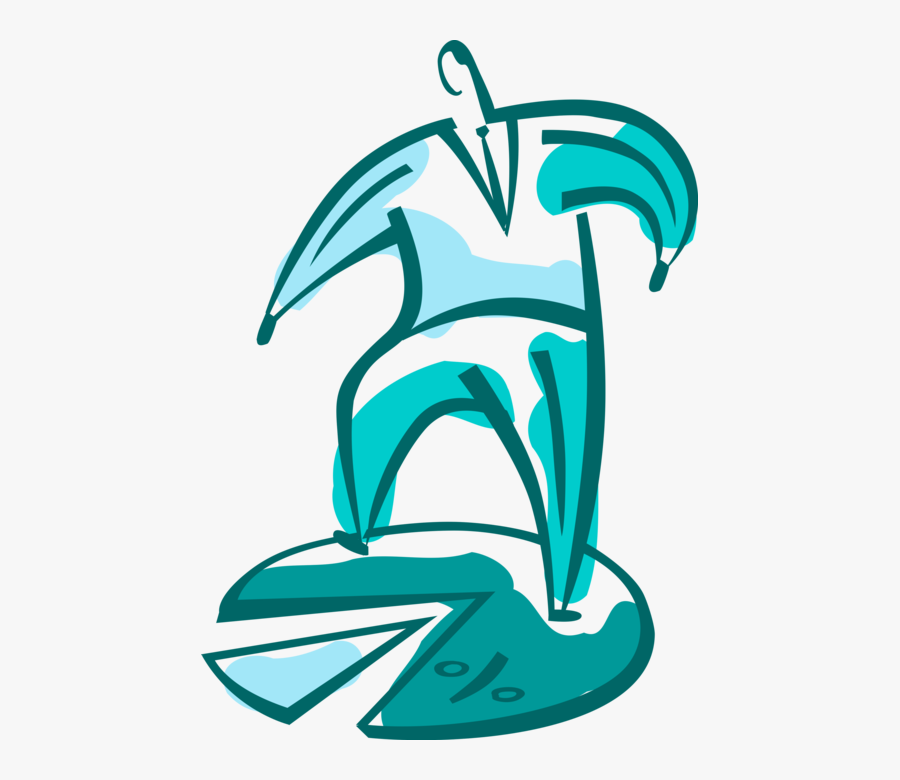 Vector Illustration Of Businessman Takes Credit For - Illustration, Transparent Clipart