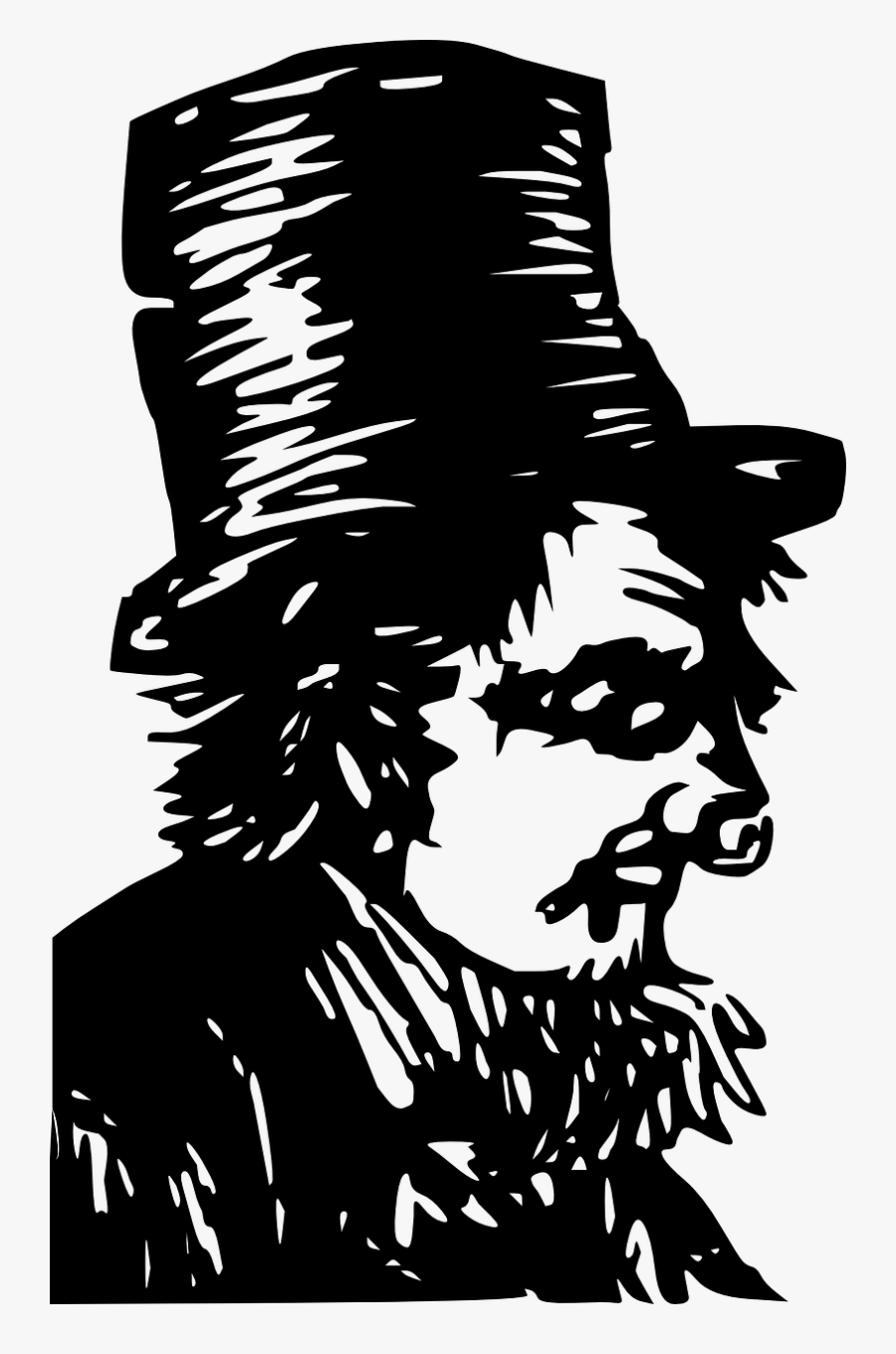 Cartoon Visual Arts Clip Art - Scary Cartoon Man, Transparent Clipart