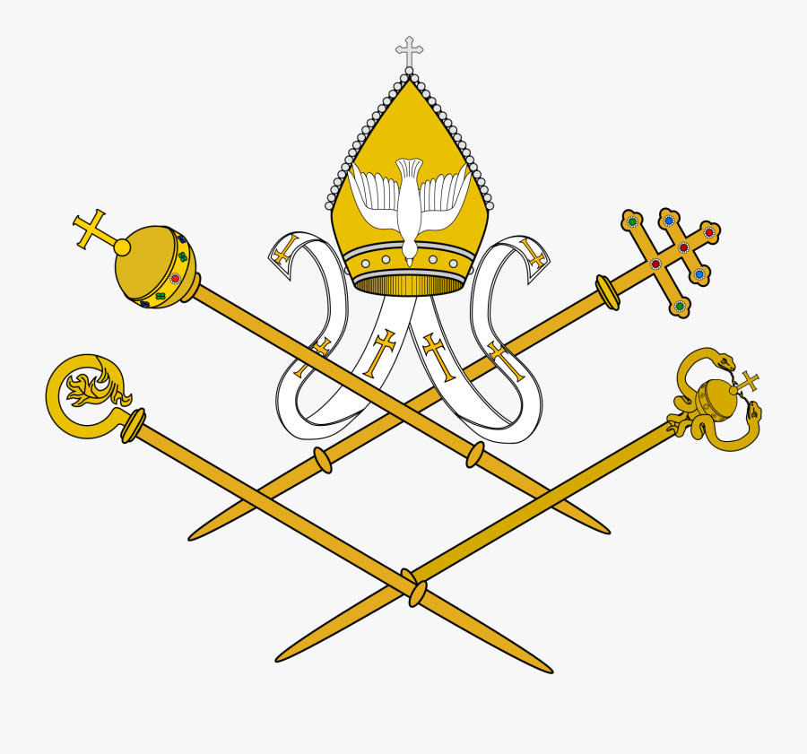 Mission Clipart Roman Catholic Church - Coats Of Arms Of The Holy See, Transparent Clipart