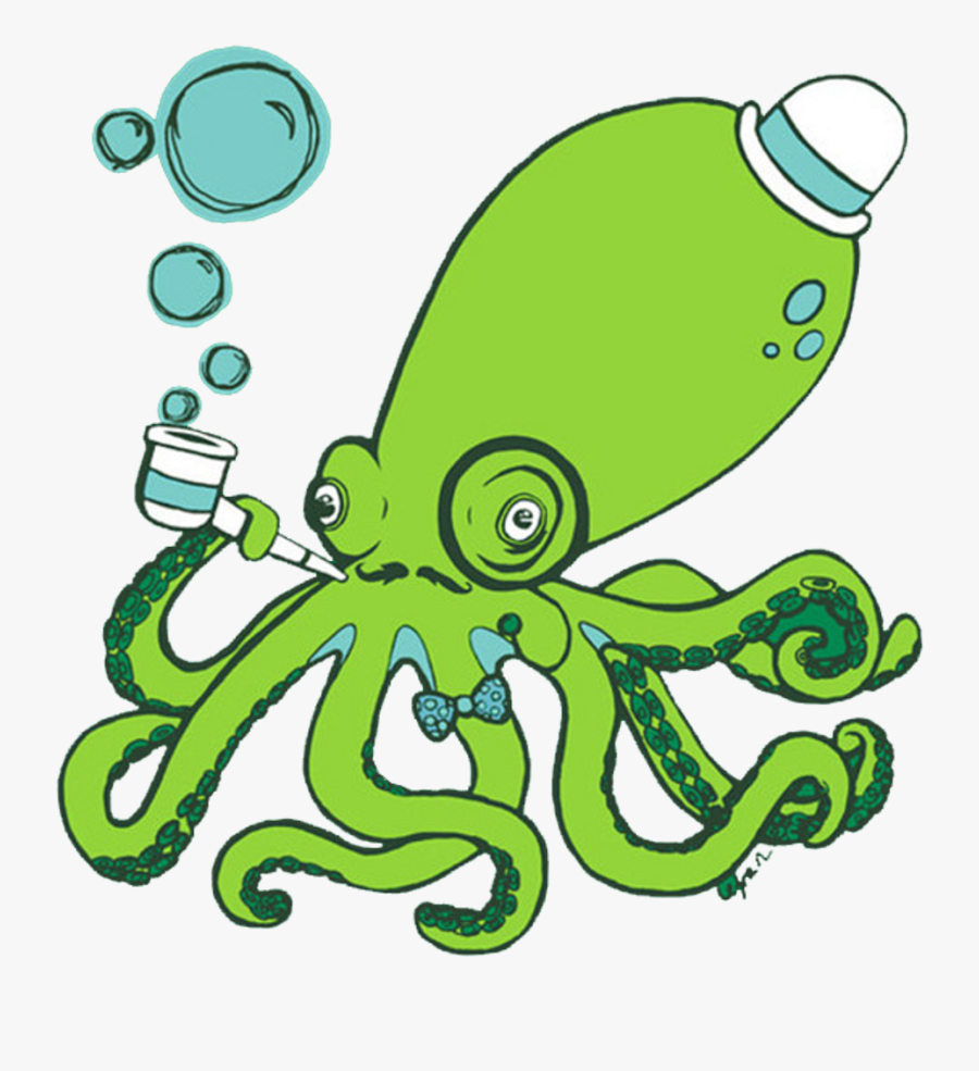 #octopus #kraken #green #comic #fantasyart #surrealart - Kraken Clip Arts, Transparent Clipart
