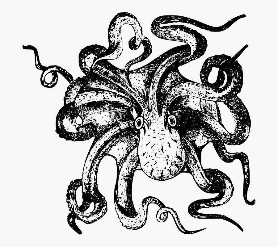 Sea Monsters Clip Art, Transparent Clipart