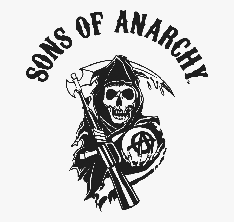 Sons Of Anarchy Logo - Sons Of Anarchy Logo Outline, Transparent Clipart