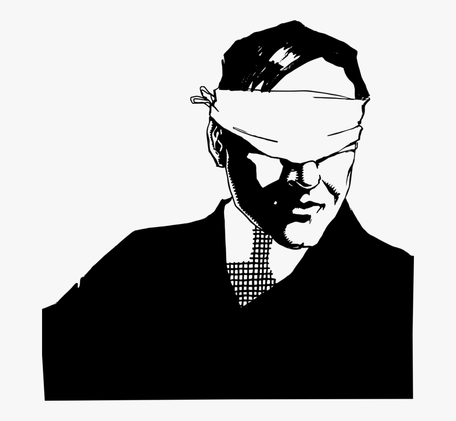 Human Behavior,art,silhouette - Blindfolded Clipart, Transparent Clipart