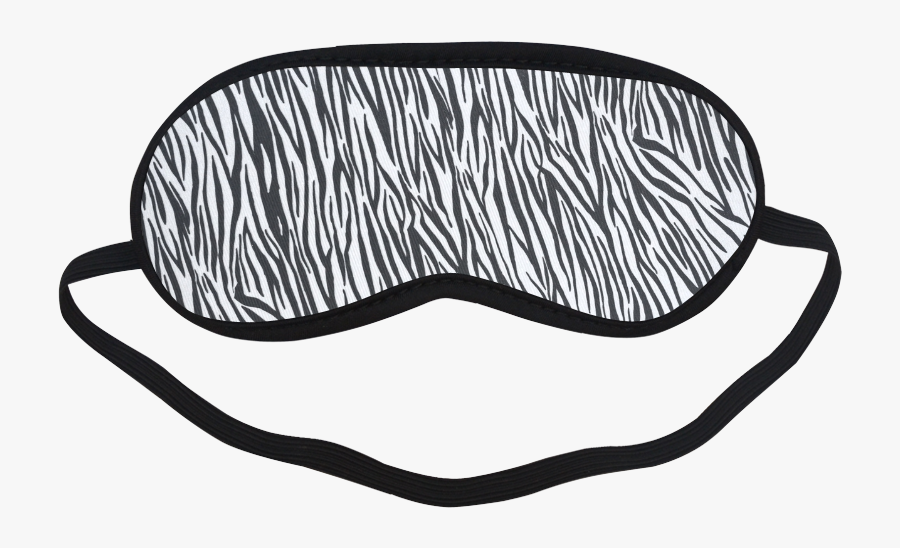 Sleeping Mask Pink Transparent , Transparent Cartoons - Zebra Print High Resolution, Transparent Clipart