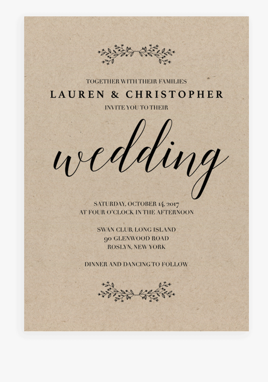 Clip Art Diy Reception Invitations Passport - Invitation, Transparent Clipart