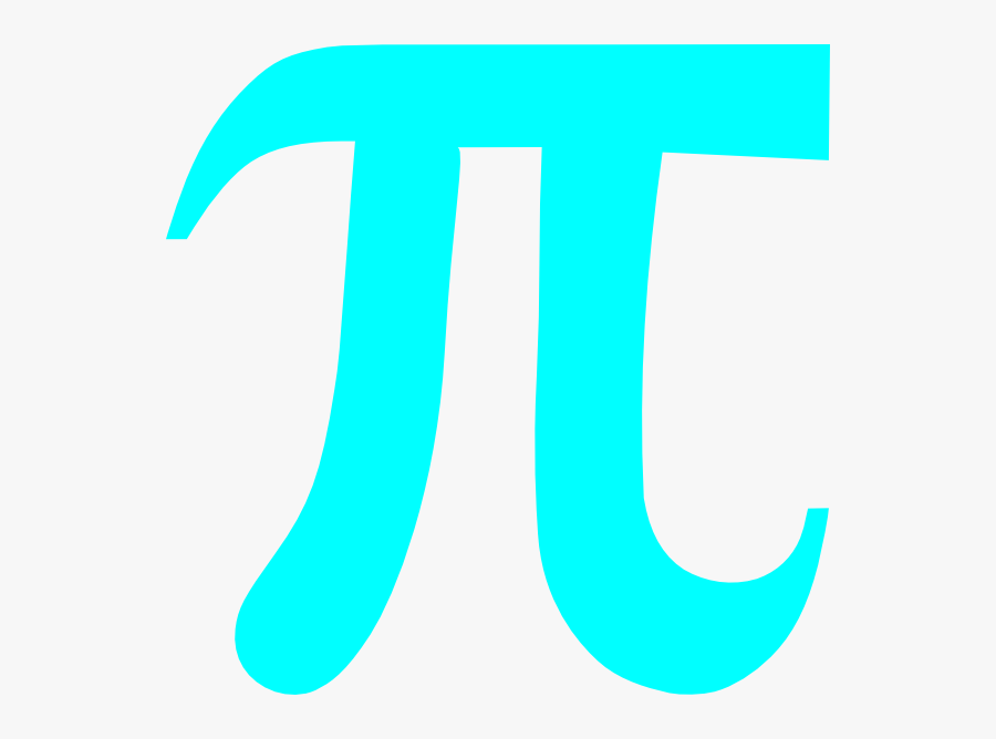 Pi Clipart - Pi Symbol Light Blue, Transparent Clipart