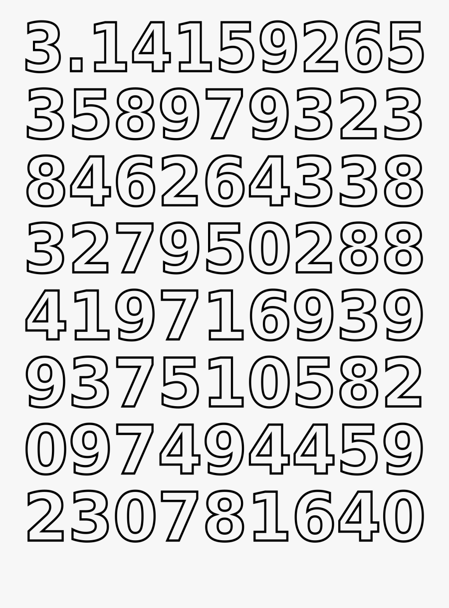 Pi Day Clipart - Pi Day Number, Transparent Clipart