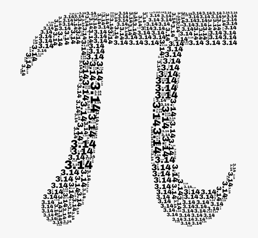 Line Art,calligraphy,art - Pi Clipart Black And White, Transparent Clipart
