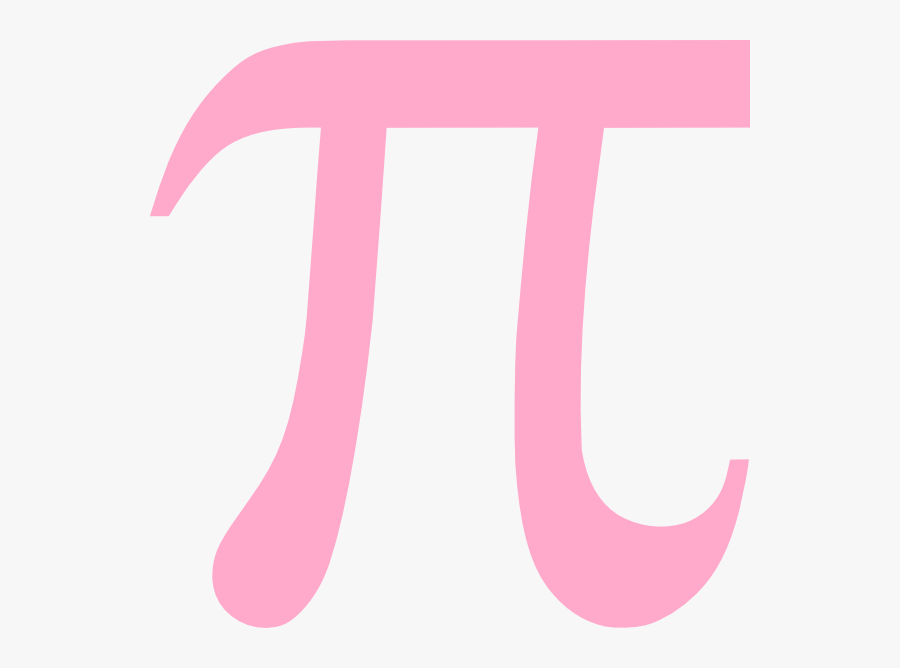 Pi Symbol In Pink, Transparent Clipart