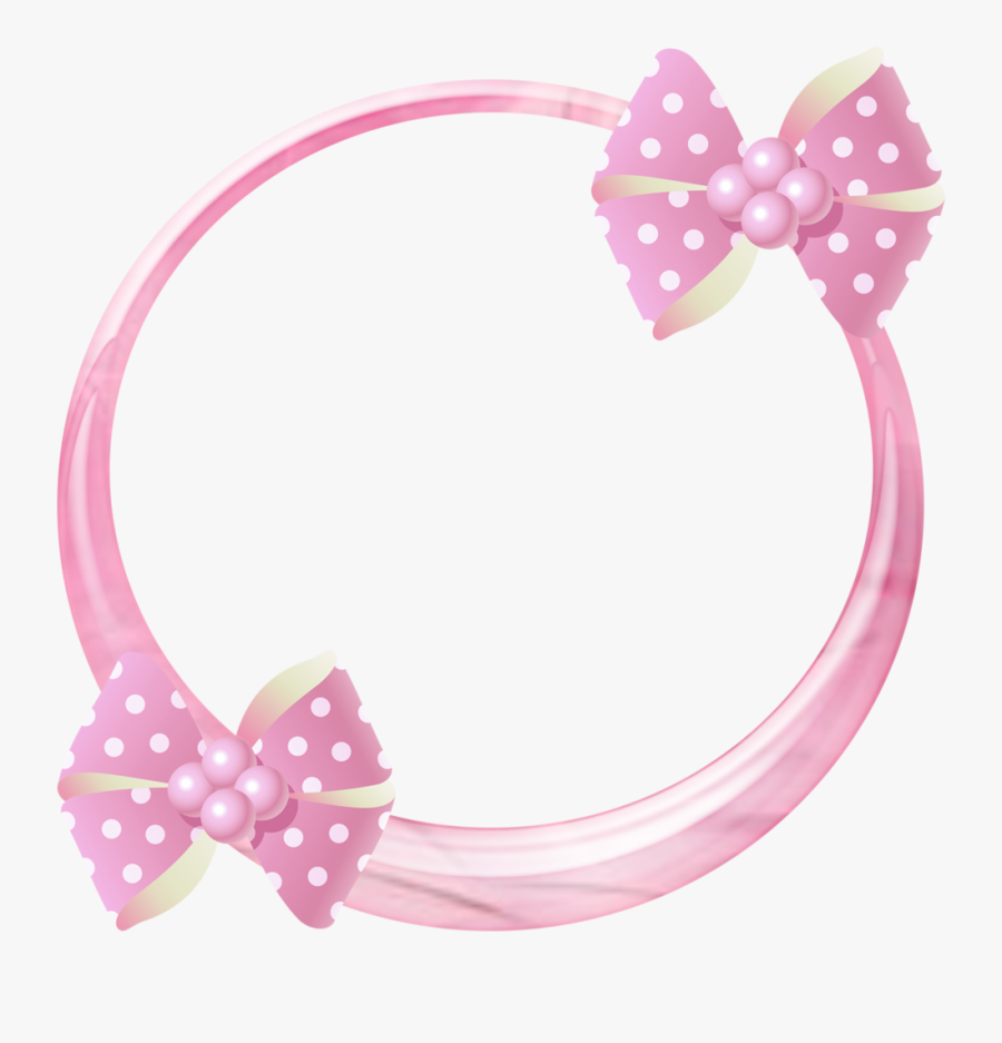 Pink,costume Accessory,hair Accessory,clip Art,fashion - Pink Circle Frame Png, Transparent Clipart