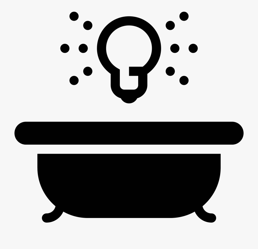 Bath Light Filled Icon - Mesa Icon Png, Transparent Clipart