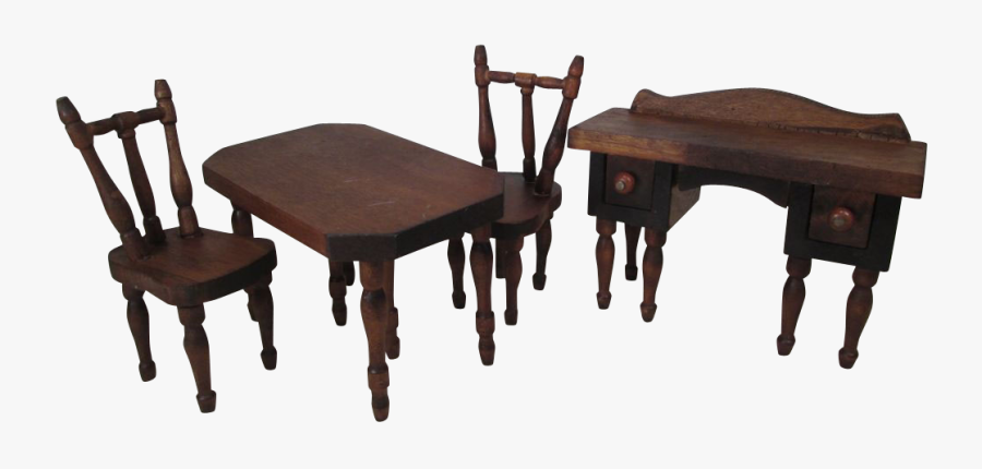 Wooden Doll Furniture - Kitchen & Dining Room Table, Transparent Clipart