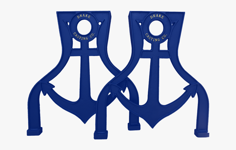 Anchor Dining Base - Cast Iron Anchor Table Legs, Transparent Clipart