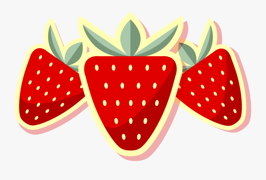 Watermelon Clipart Strawberry, Watermelon Strawberry - Strawberry, Transparent Clipart