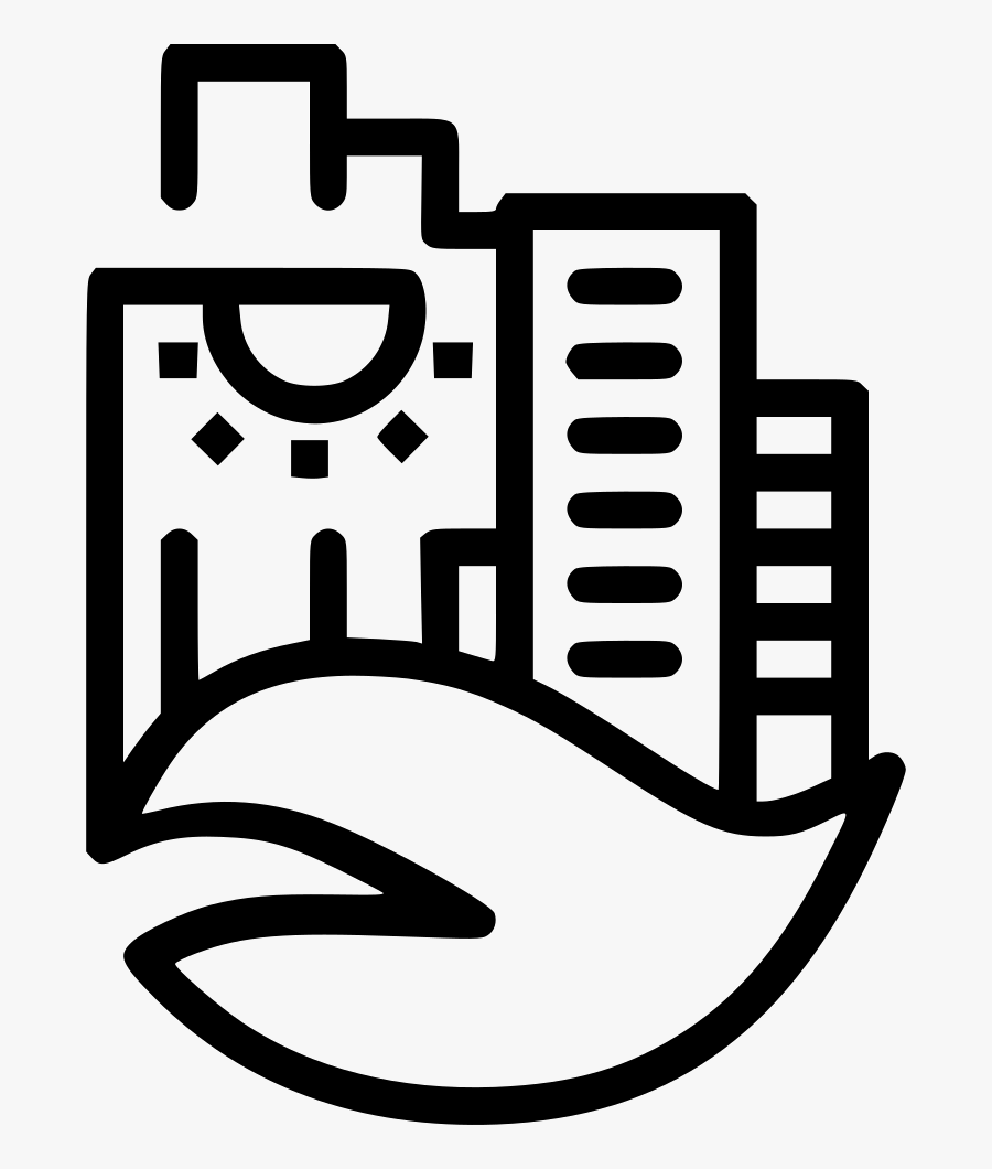 Green Building Light Development - Green Building Icon Black, Transparent Clipart