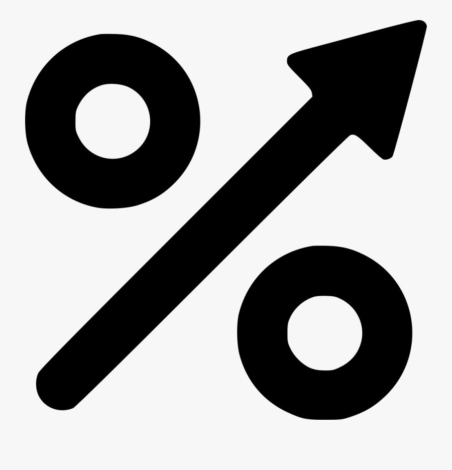 Percent Increase - Increase Market Share Icon, Transparent Clipart