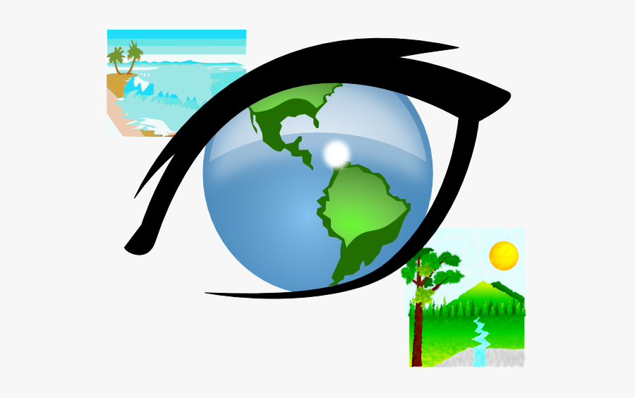 World As Eye, Transparent Clipart