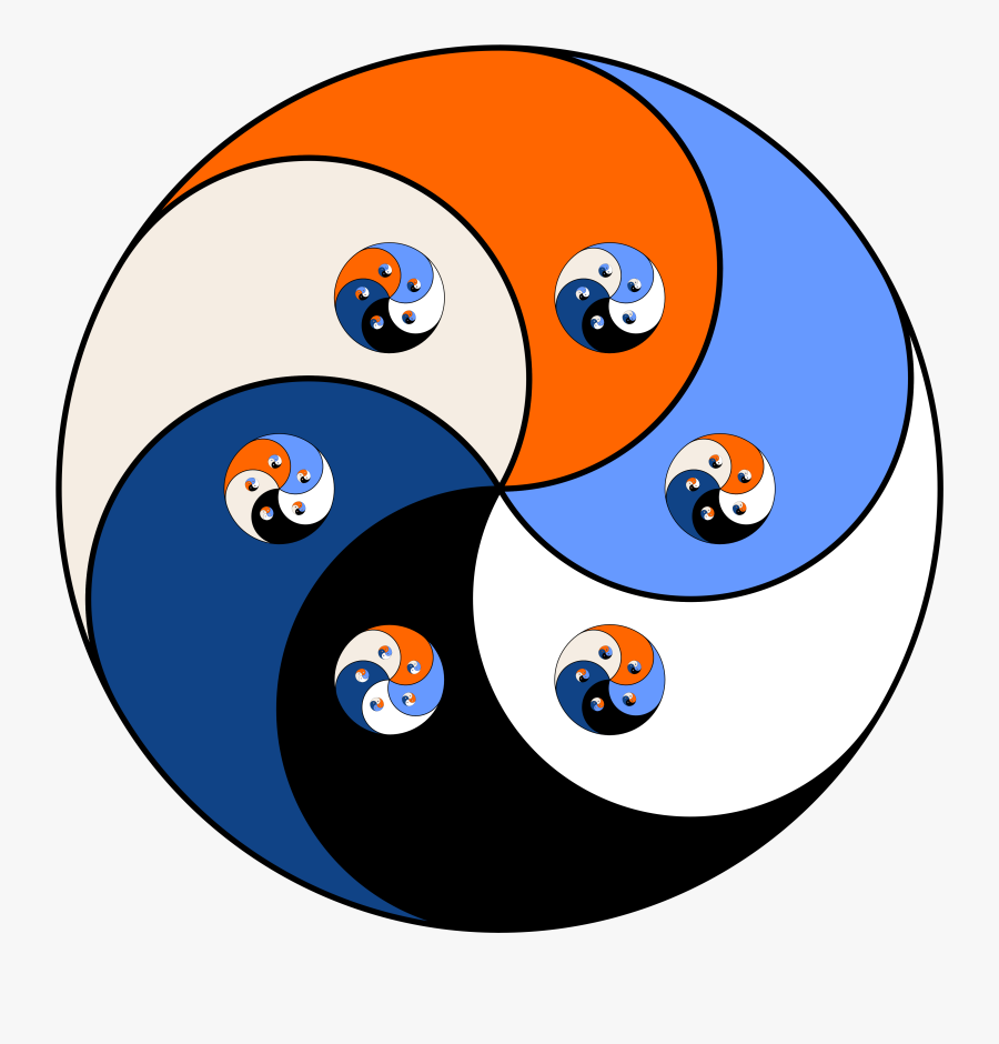 Yin And Yang Concept Meaning Chinese Philosophy - 6 Yin And Yang, Transparent Clipart