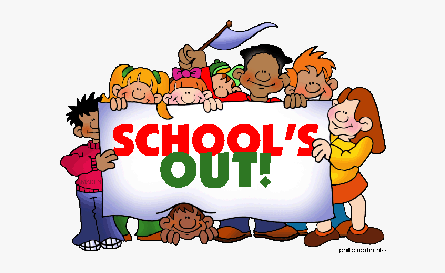 School Year End Clip Art - School Break Up Day, Transparent Clipart