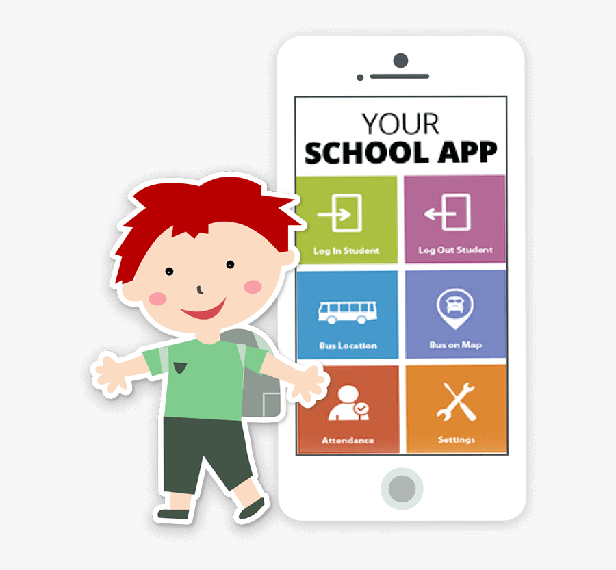 Mobile Clipart Mobile Application - Mobile App For School, Transparent Clipart