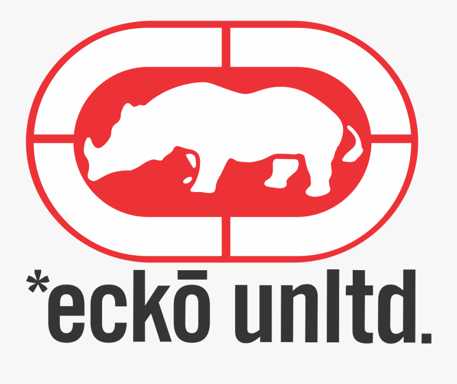 Rhino Hopping - Ecko Unltd Logo, Transparent Clipart