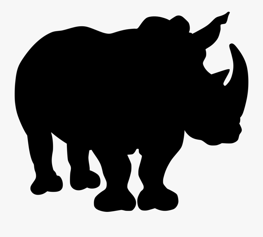 Transparent Rhinoceros Png - Rhinoceros, Transparent Clipart
