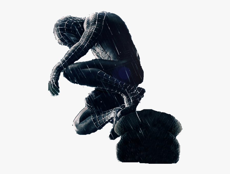 Spiderman Black Transparent Background - Spiderman 3, Transparent Clipart