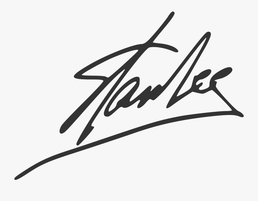#stanlee #spiderman - Stan Lee Autograph, Transparent Clipart