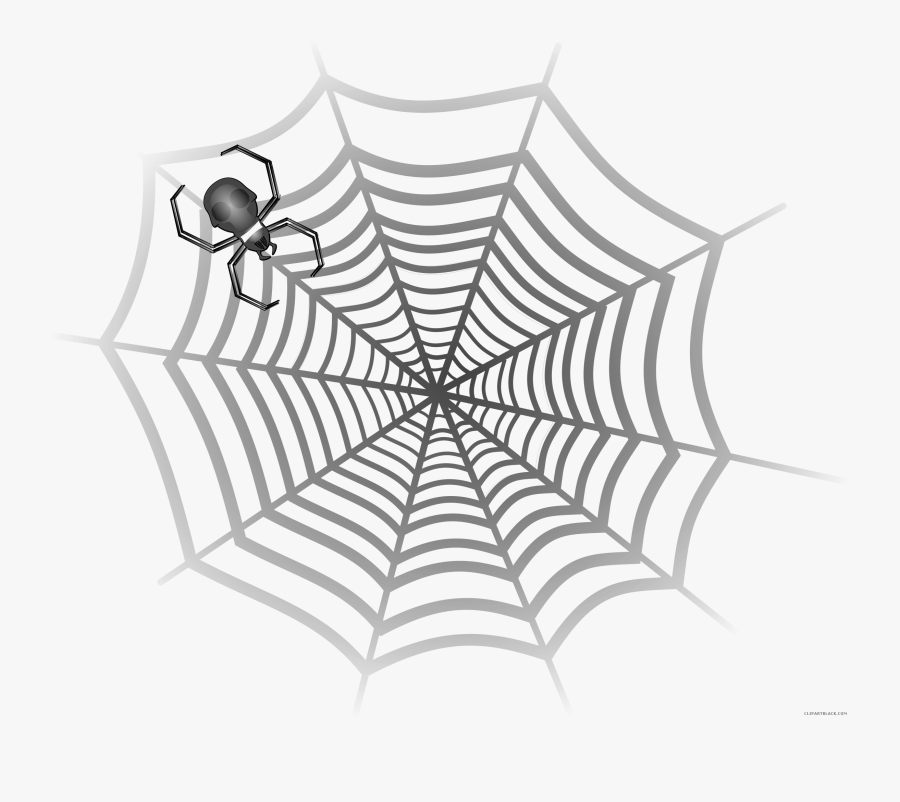 Transparent White Spider Web Png - Karakalem Örümcek Ağı Çizimi, Transparent Clipart
