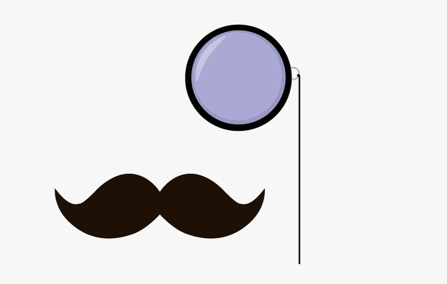 Mustache Clip Art Beauty - Monocle And Mustache Png, Transparent Clipart