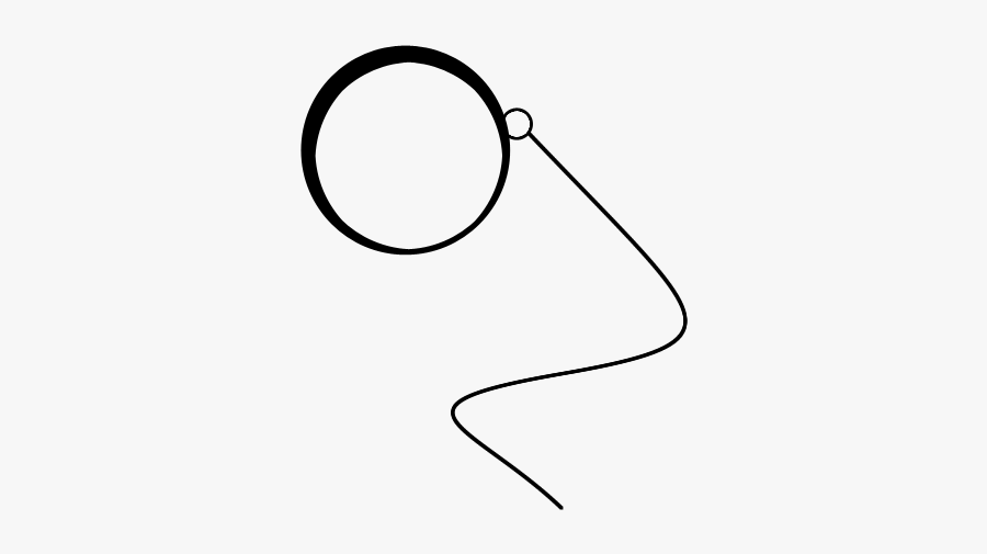 The Monocle Medium - Line Art, Transparent Clipart