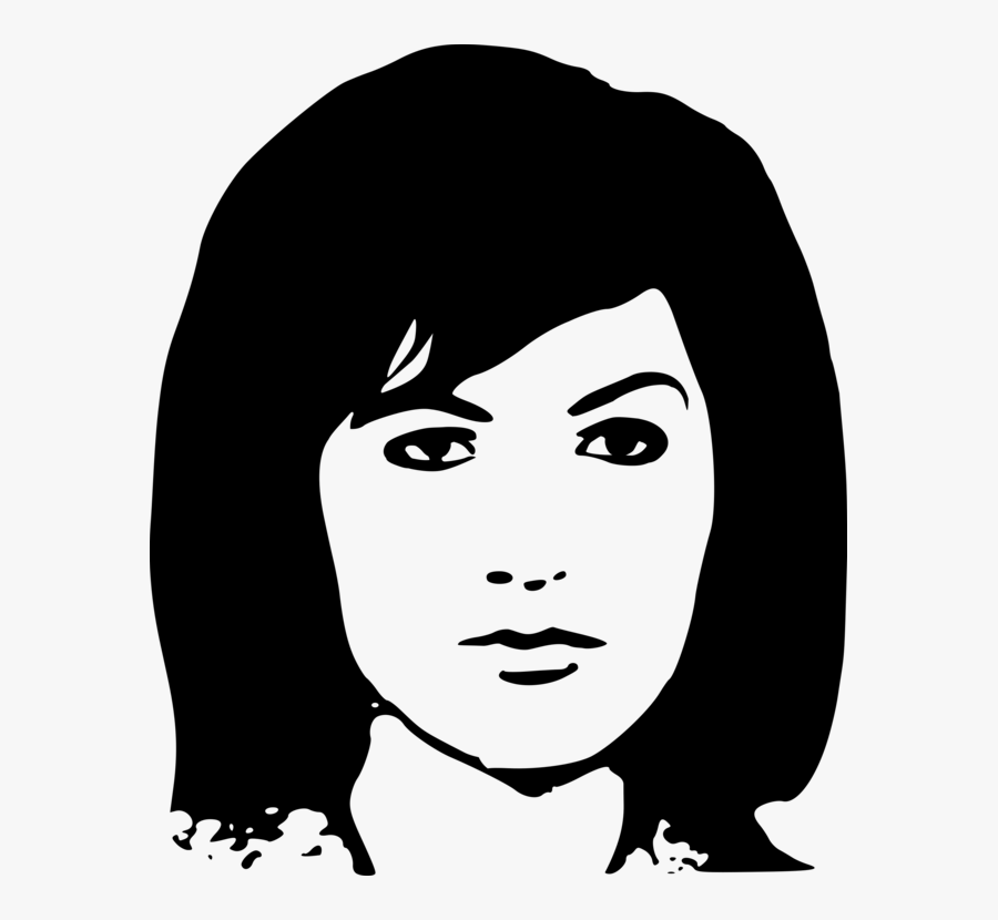 Emotion,art,black Hair - Illustration, Transparent Clipart