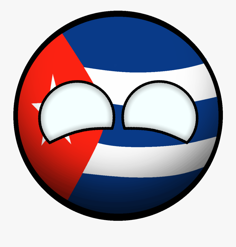 #cubaball #countryballs #cuba #freetoedit - Circle, Transparent Clipart
