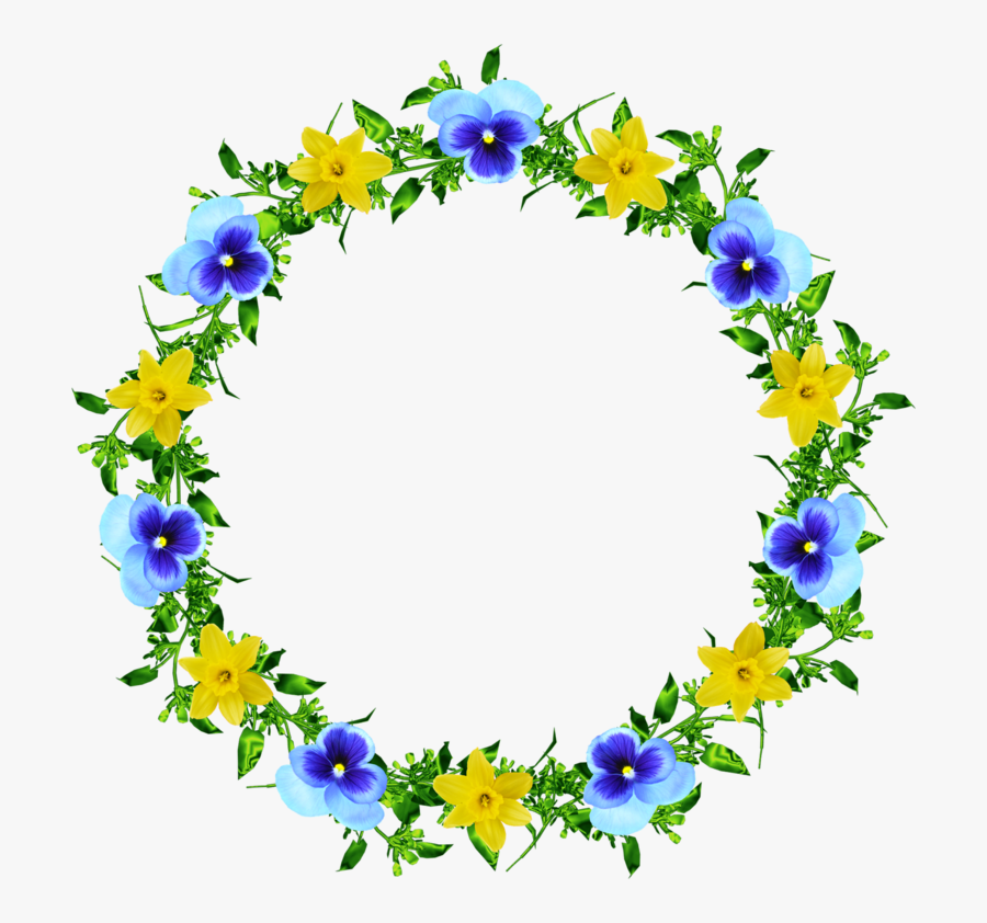 Frames Flower Frame, Frame Floral, Flower Clipart, - Circle Flower Frame Png, Transparent Clipart