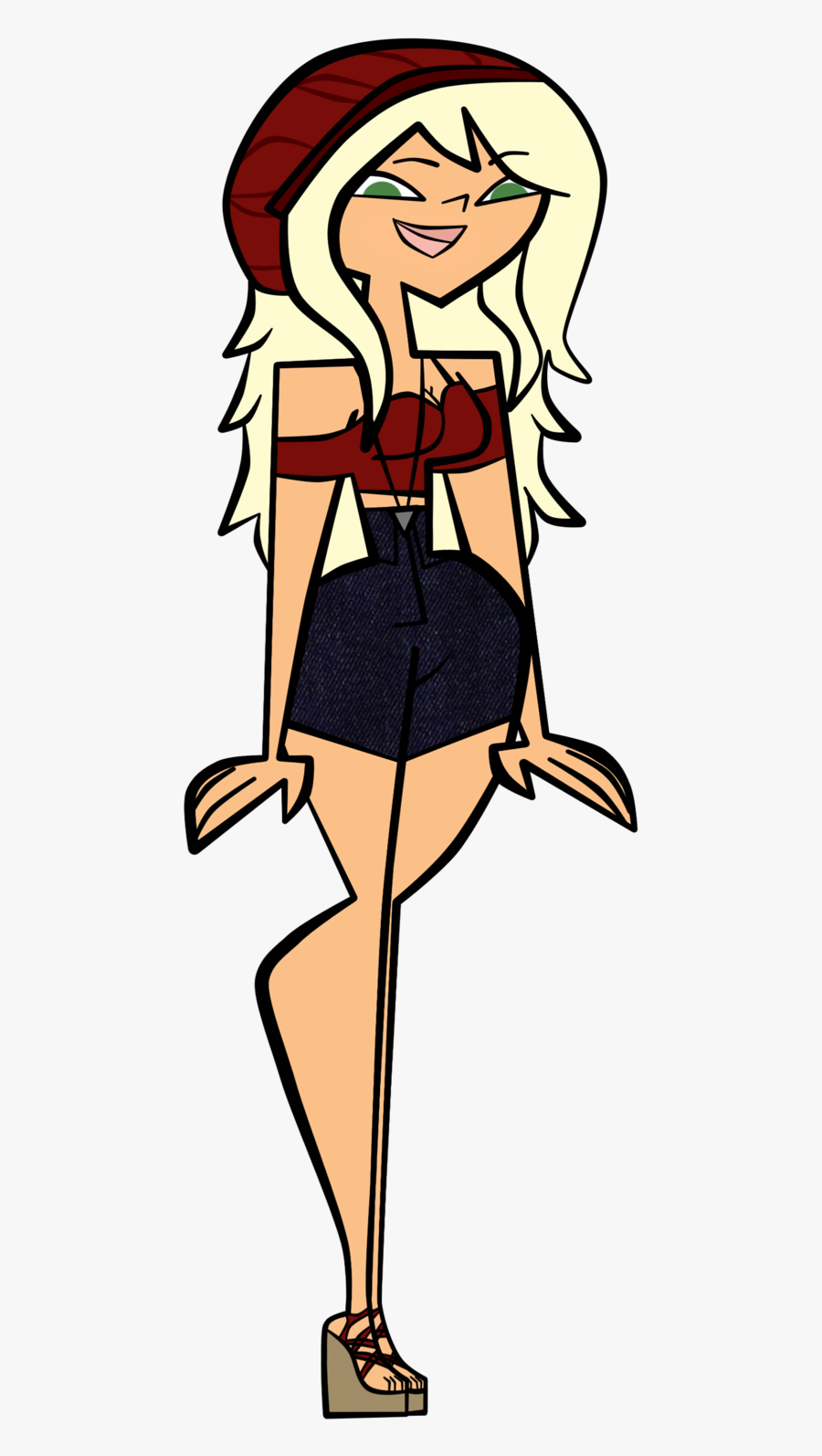 Total Drama Oc Characters - Total Drama Island Thicc, Transparent Clipart