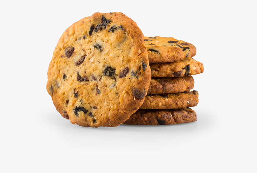 Crunchy Oat Cookie - Chocolate Chip Cookie, Transparent Clipart