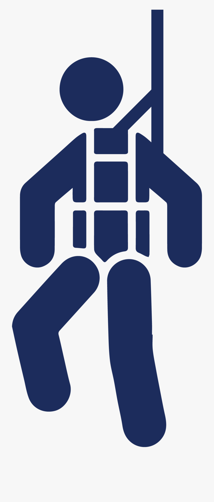 Fall Protection Trained, Transparent Clipart