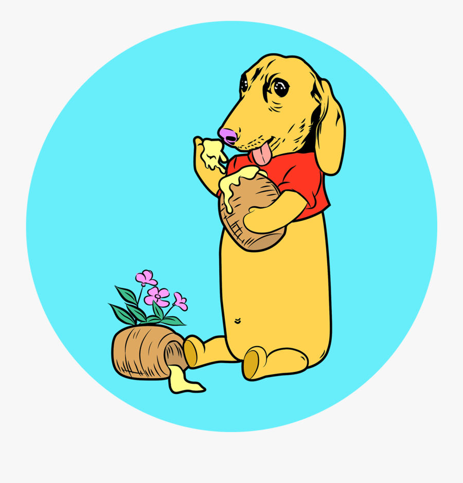 Weiner The Pooh Original - Wiener The Pooh, Transparent Clipart