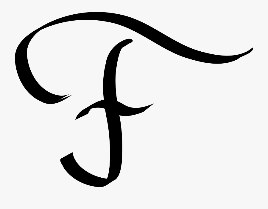 Clip Art Letter F, Transparent Clipart