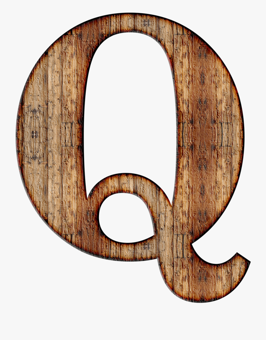 Transparent Wood Blocks Clipart - Letter Q Transparent Background, Transparent Clipart