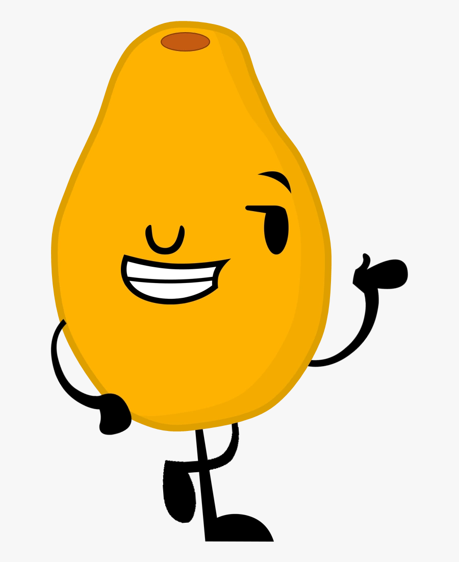 Papaya Clipart File - Bfdi Papaya, Transparent Clipart