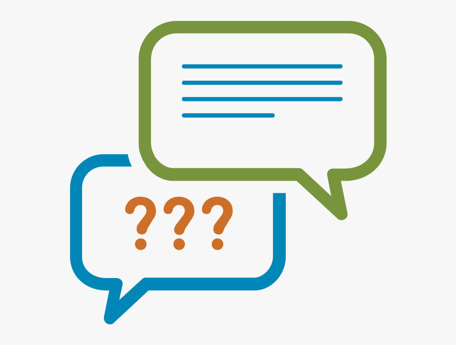 Graphic Representing The Cpc Community Forum - Question Talk Icon, Transparent Clipart