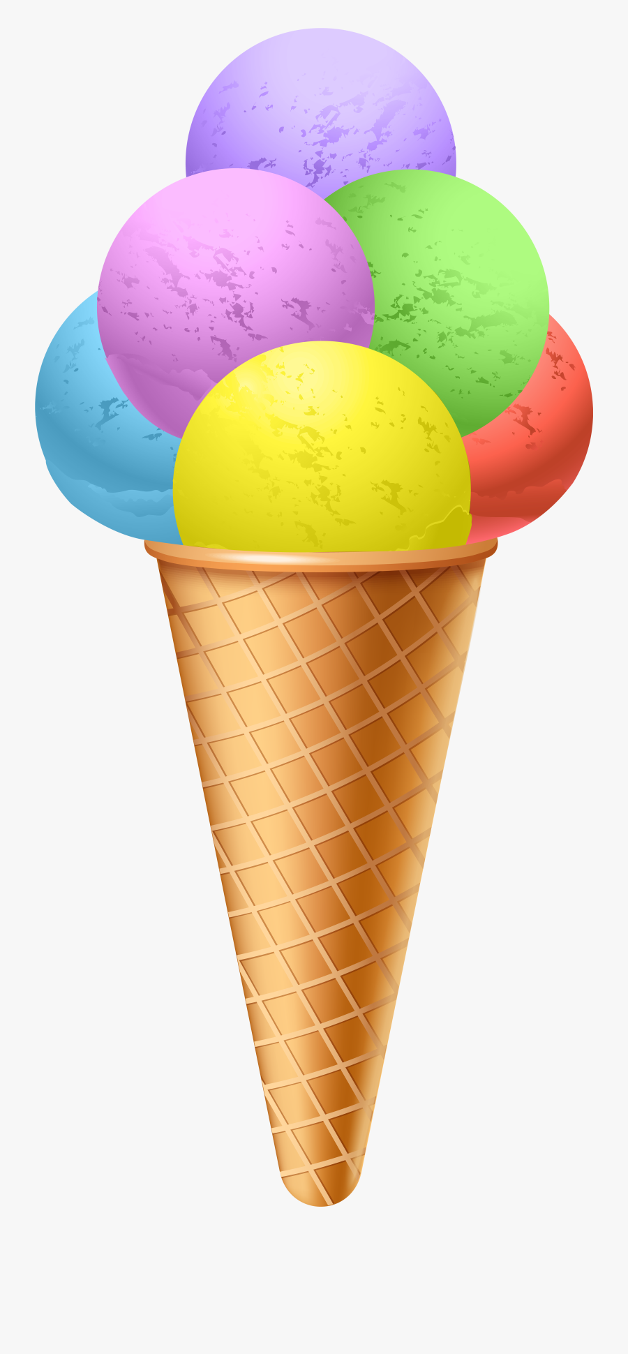 Clip Art Ice Cream Cone, Transparent Clipart