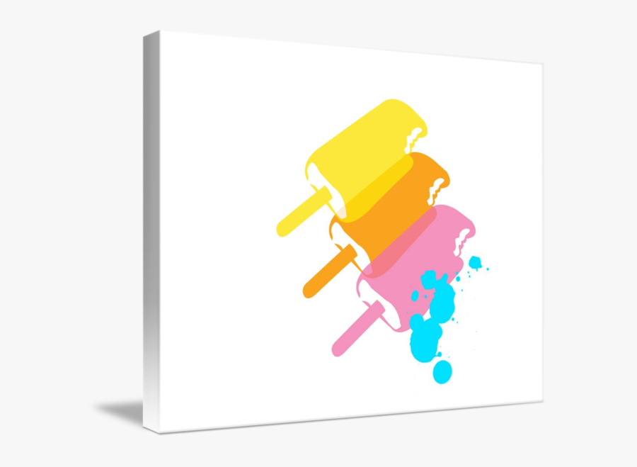 July Clipart Popcicles, Transparent Clipart