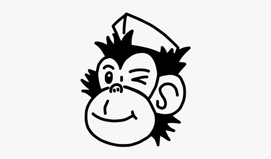 Monkeyblack-01, Transparent Clipart