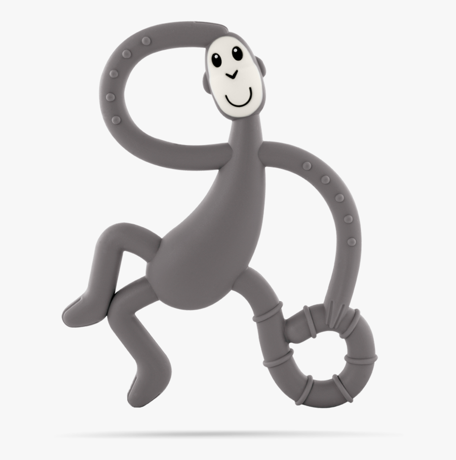 Grey Dancing Monkey Teether - Matchstick Monkey Blå, Transparent Clipart