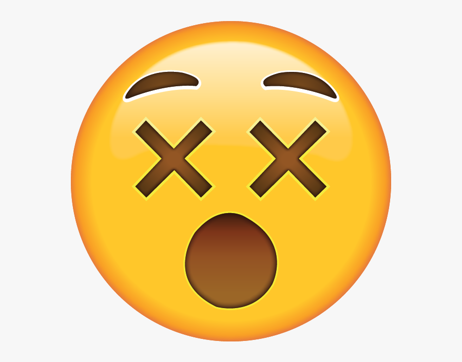 Dizzy Face Emoji, Transparent Clipart