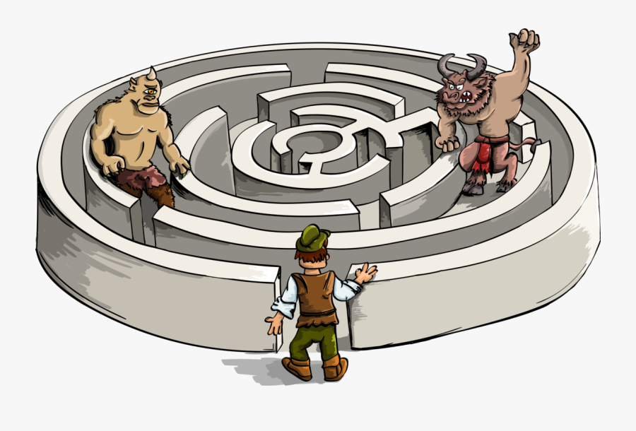 Maze Minotaur, Transparent Clipart